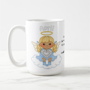 Engels-Blondine Aprils Birthstone Tasse