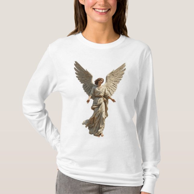 Engels Damen Langarm T-Shirt (Vorderseite)