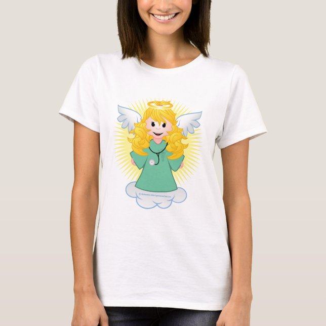 Engels-Doktor Scrubs T-Shirt (Vorderseite)
