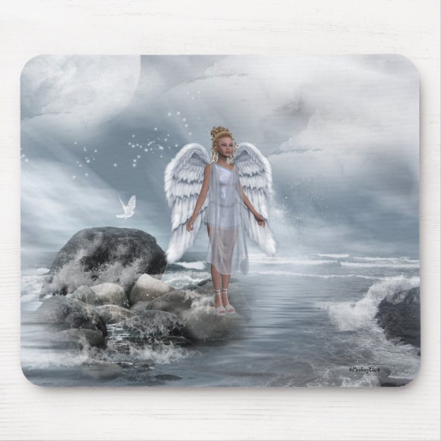 Engels-FeeUnicorns Mousepad (Vorne)