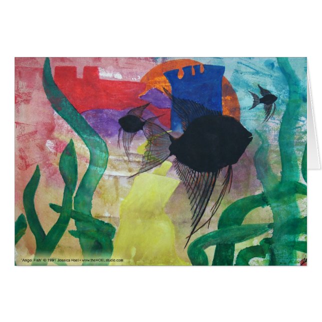 Engels-Fisch-Karte (Vorderseite (Horizontal))