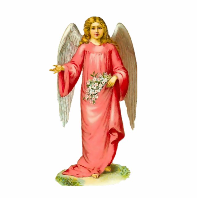 Engels-Foto-Skulptur Fotoskulptur Ornament (Vorne)