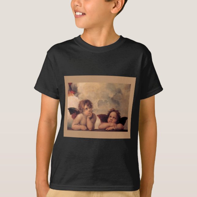 Engels-Glauben-RAPHAEL-Glauben-Segnung niedlich T-Shirt (Vorderseite)