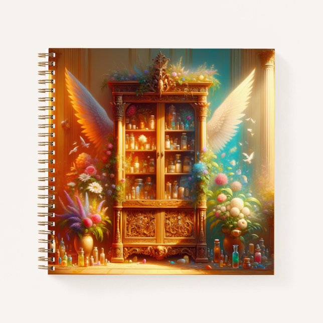 Engels Heilschrank Seraphisches Heiligtum Notizbuch (Vorderseite)