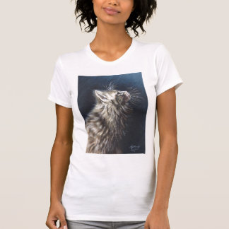 Engels-heller Maine-Waschbär-Katzen-T - Shirt