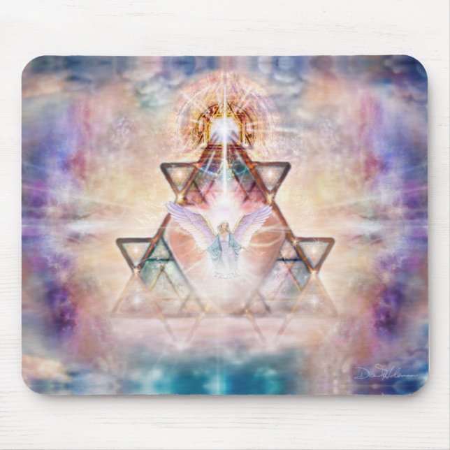 Engels-Herz Mousepad (Vorne)