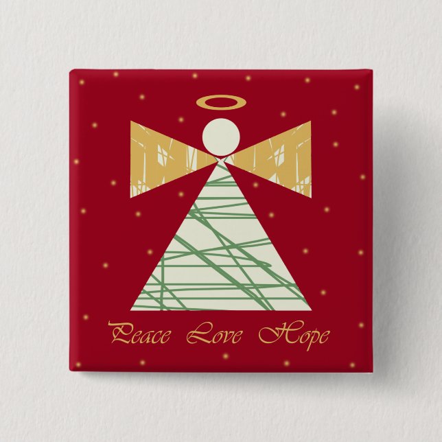 Engels-Knopf Button (Vorderseite)