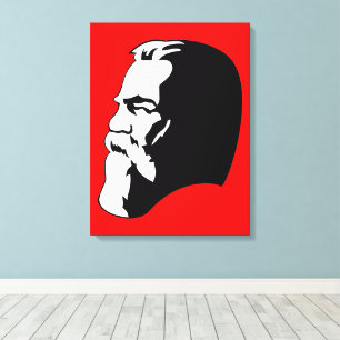 Engels, Kommunismus, Sozialismus, Sowjetunion Leinwanddruck