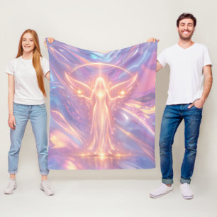 Engels-Licht-Fleece-Decke – Ätherisch-Himmlisch Fleecedecke
