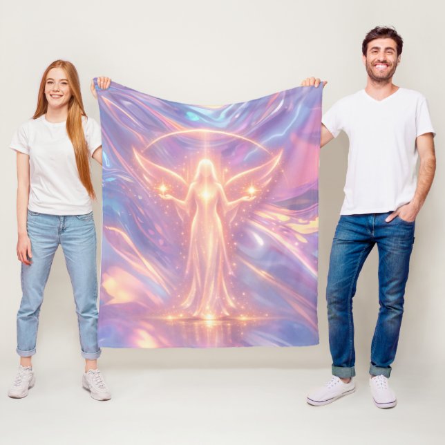 Engels-Licht-Fleece-Decke – Ätherisch-Himmlisch Fleecedecke (Beispiel)