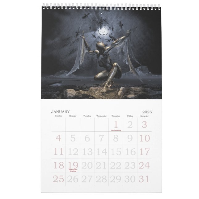 "Engels- und Dämon" Wandkalender 2013 (Jan 2026)