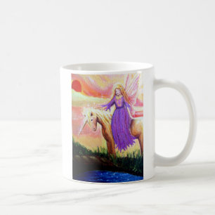 Engels-und Unicorn-Tasse - durch Susan Rodio Kaffeetasse
