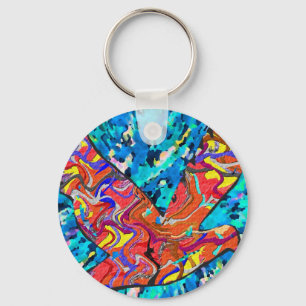 Engels-Vogel Schlüsselanhänger