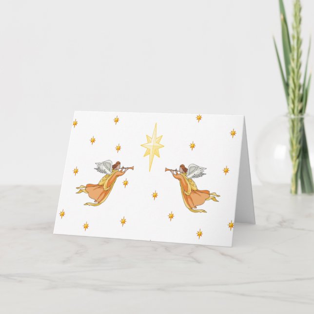 Engels-Weihnachtskarte Feiertagskarte (Vorderseite)