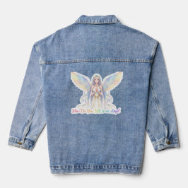 Engelsammlung Jeansjacke