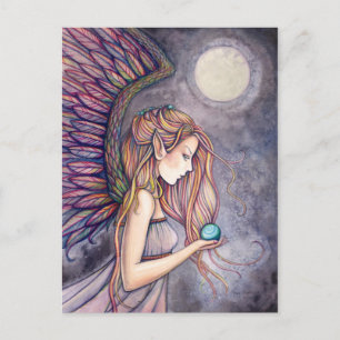 Engelsbriefkarte von Molly Harrison Postkarte
