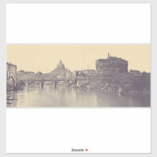 Engelsburg und Vatikan-Kuppel Aufkleber