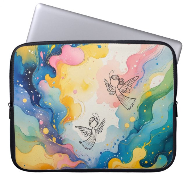 Engelsdesign  laptopschutzhülle (Vorderseite)