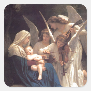 Engelserenade Quadratischer Aufkleber