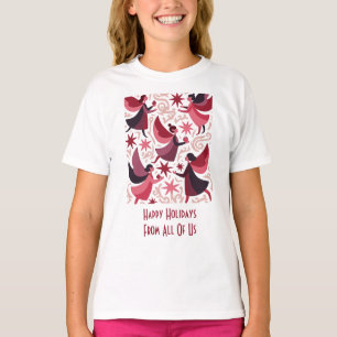Engelsfiguren Mid-Century-Modern-Kitschmas T-Shirt