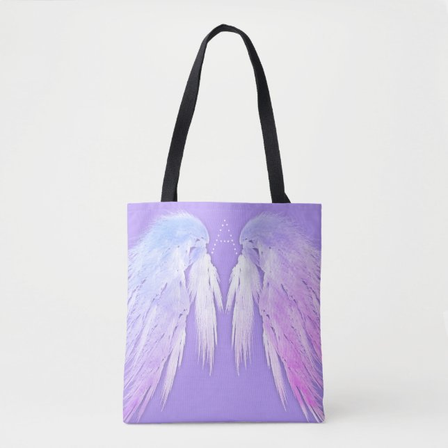 ENGELSFLÜGEL Feen-Lila-Monogramm (Vorderseite)