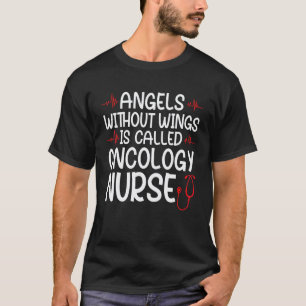 Engelsflügel Onkologie Krankenschwester Krankensch T-Shirt