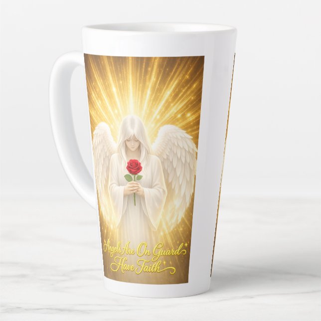 Engelsglaube Goldenes Herz Milchtasse (Linke Ecke)