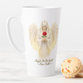 Engelsglaube Goldenes Herz Milchtasse