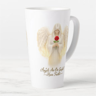 Engelsglaube Goldenes Herz Milchtasse