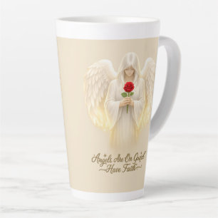 Engelsglaube Goldenes Herz Milchtasse