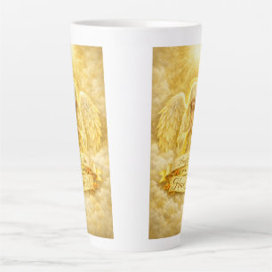 Engelsglaube Goldenes Herz Milchtasse