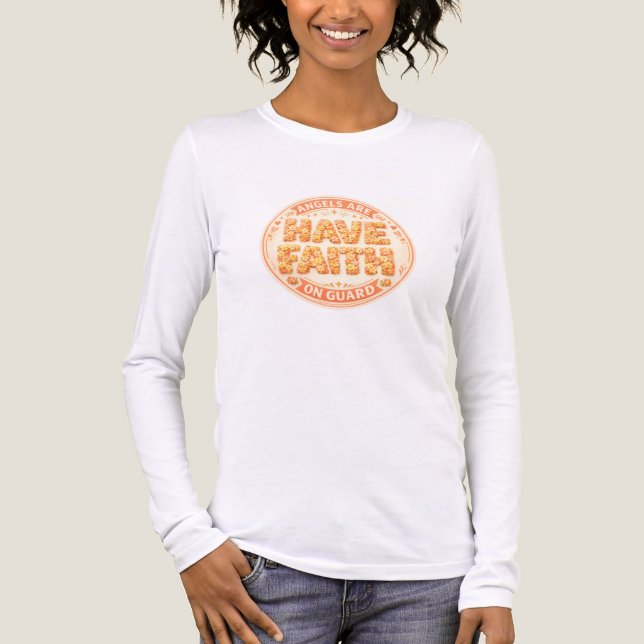 Engelsglaubens-Kollektion Tri-Blend Shirt (Vorderseite)