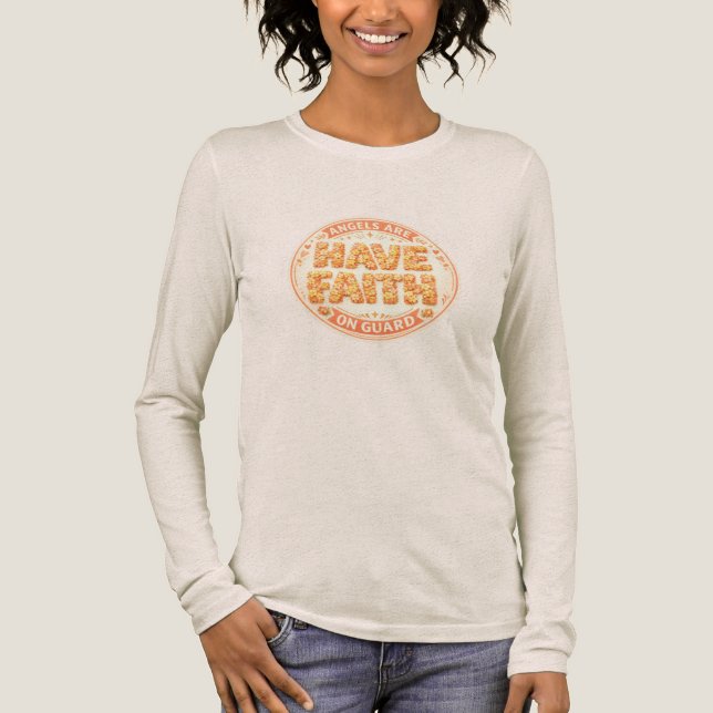 Engelsglaubens-Kollektion Tri-Blend Shirt (Vorderseite)