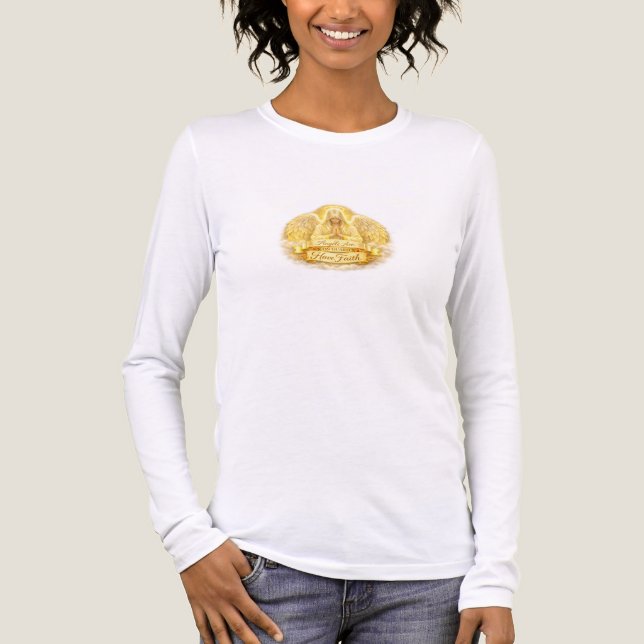 Engelsglaubens-Kollektion Tri-Blend Shirt (Vorderseite)