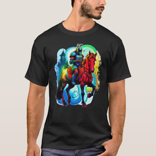 Engelshafte Ritter T-Shirt (Vorderseite)