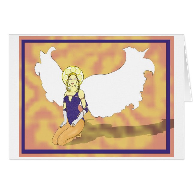 Engelshalo mit Namen (Vorderseite (Horizontal))