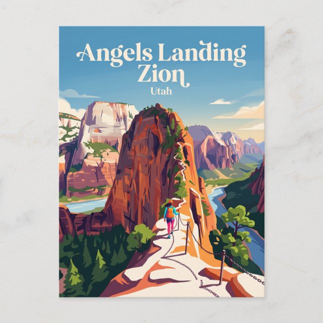 Engelslandung Zion USA Postkarte (Vorderseite)