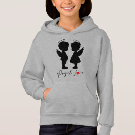 Engelsliebe – Süßes Engel-Paar-Design Hoodie
