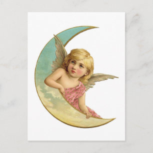 Engelsmond Postkarte