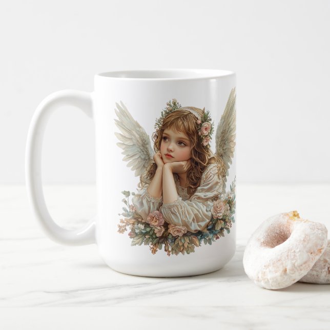 Engelsschein Kaffeetasse (Mit Donut)