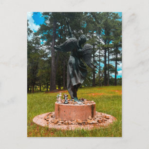 Engelstatue Red Hill Cemetery Milledgeville GA Postkarte