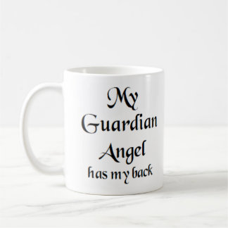 Engelwächter hat zurück kaffeetasse