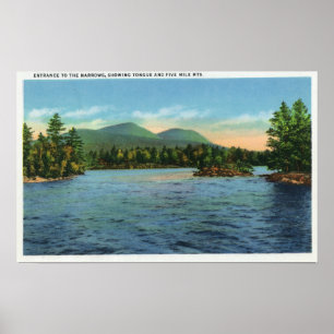 Engen reißen, Zunge und fünf Meile hin Poster