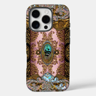 Enghelryste French Beautiful Chic Monogram iPhone 16 Pro Hülle