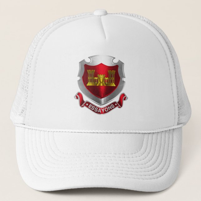 Engineer Corps Trucker Hat Truckerkappe (Vorderseite)