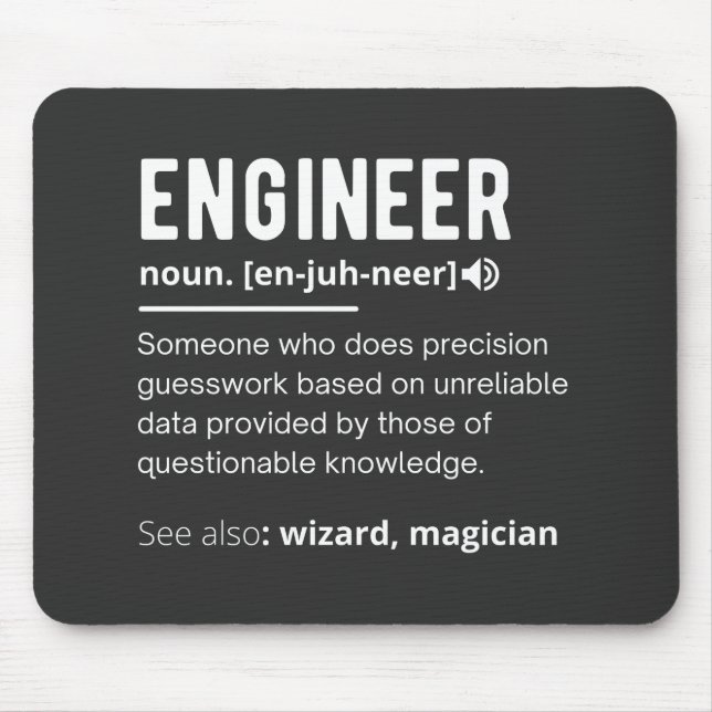 ENGINEER-DEFINITION MOUSEPAD (Vorne)