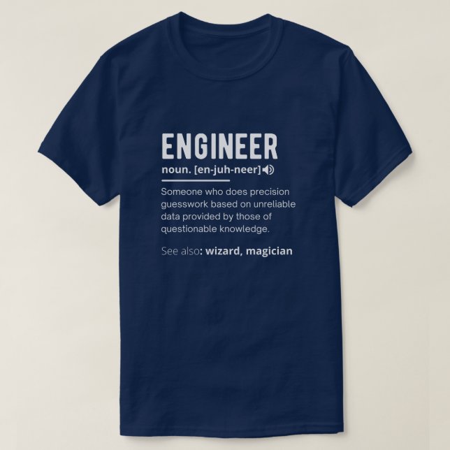 ENGINEER-DEFINITION T-Shirt (Design vorne)