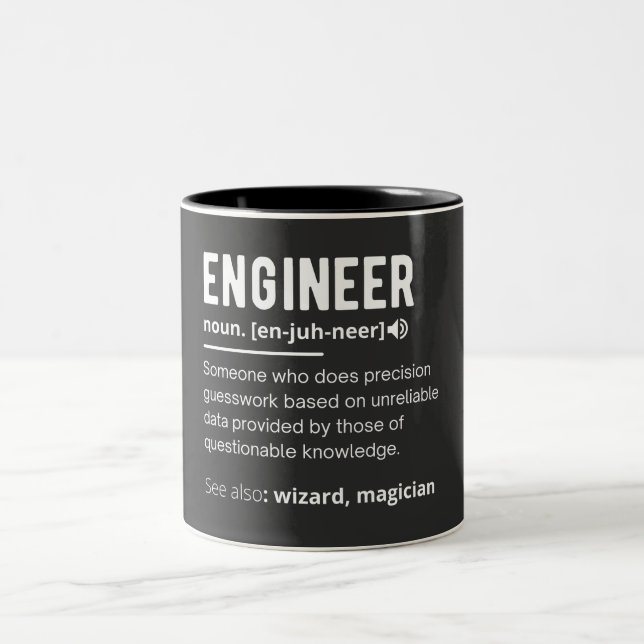 ENGINEER DEFINITION ZWEIFARBIGE TASSE (Mittel)