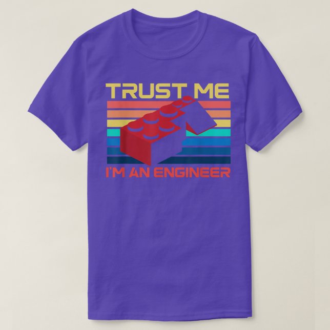 Engineer Master Builder Gebäude Blocks Bricks Bri T-Shirt (Design vorne)