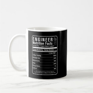 Engineer Nutritional Facts  Electrical,Civil,Chemi Kaffeetasse